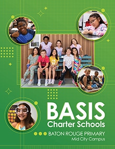 BASIS Baton Rouge Mid City school brochure cover