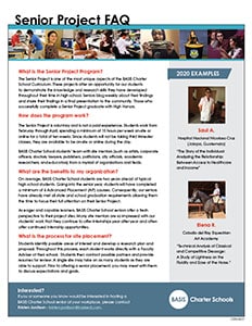 Senior Project FAQ Flyer thumbnail