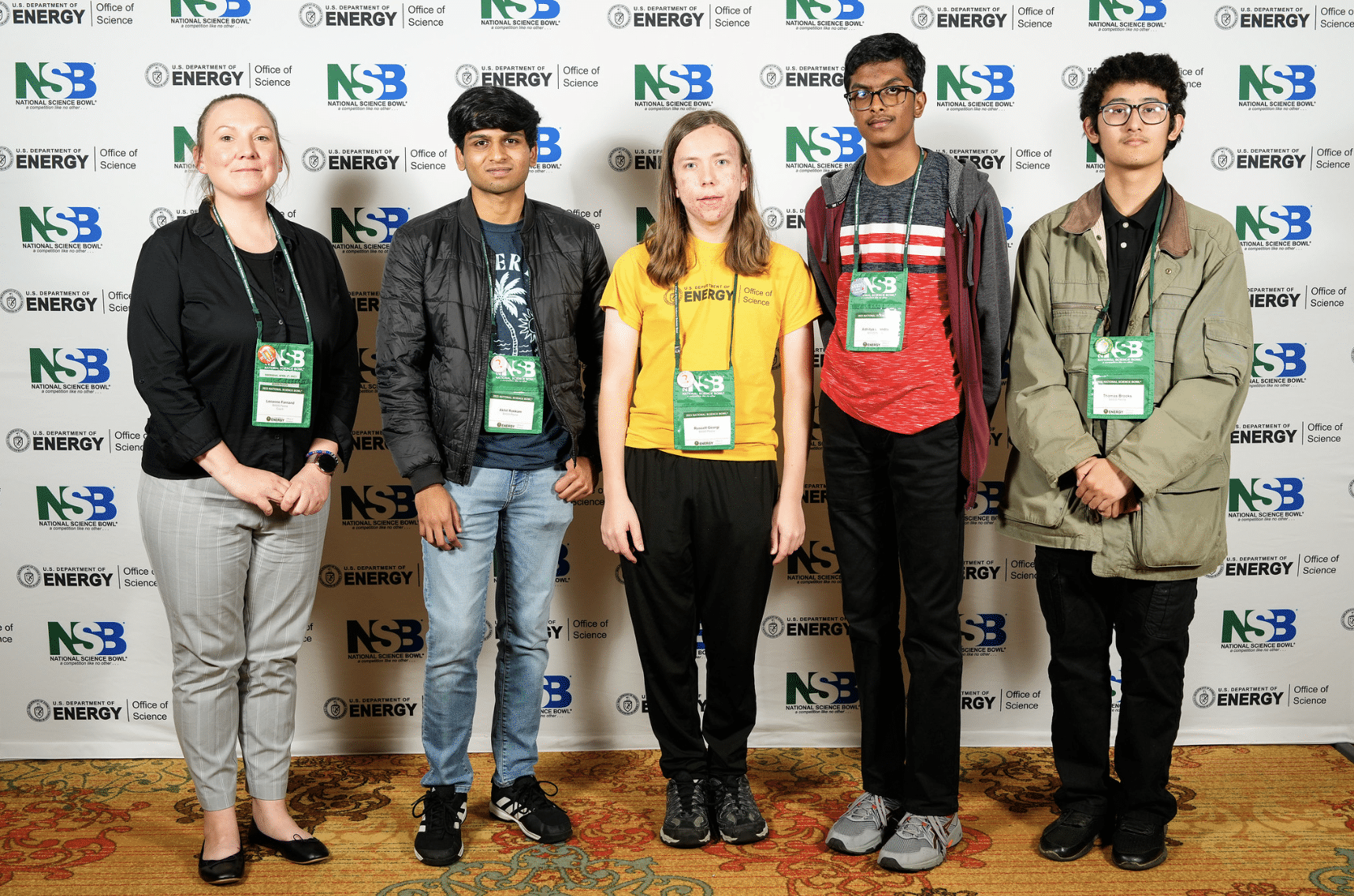 BASIS Peoria High School Division National Science Bowl Competitors 