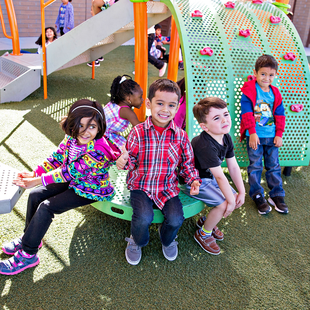 Children on playground at BASIS Goodyear Primary school