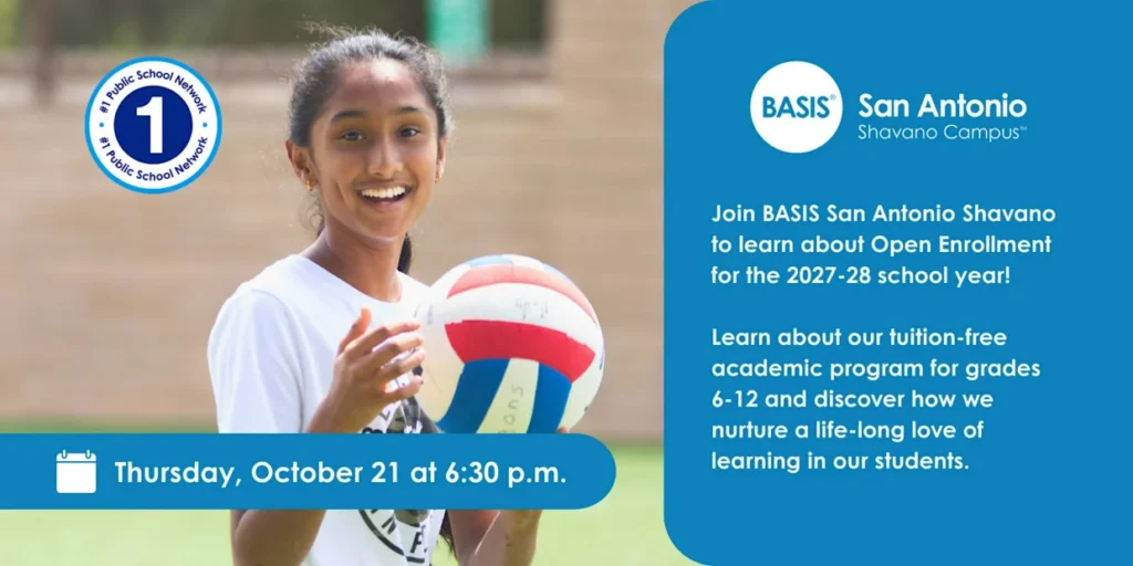 BASIS San Antonio Shavano Open Enrollment Info Session