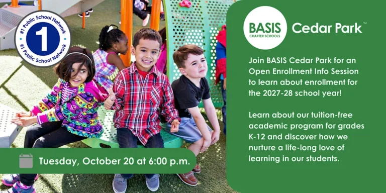 BASIS Cedar Park Open Enrollment Info Night
