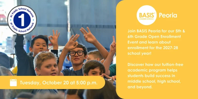 BASIS Peoria 5th & 6th Grade Enrollment Event